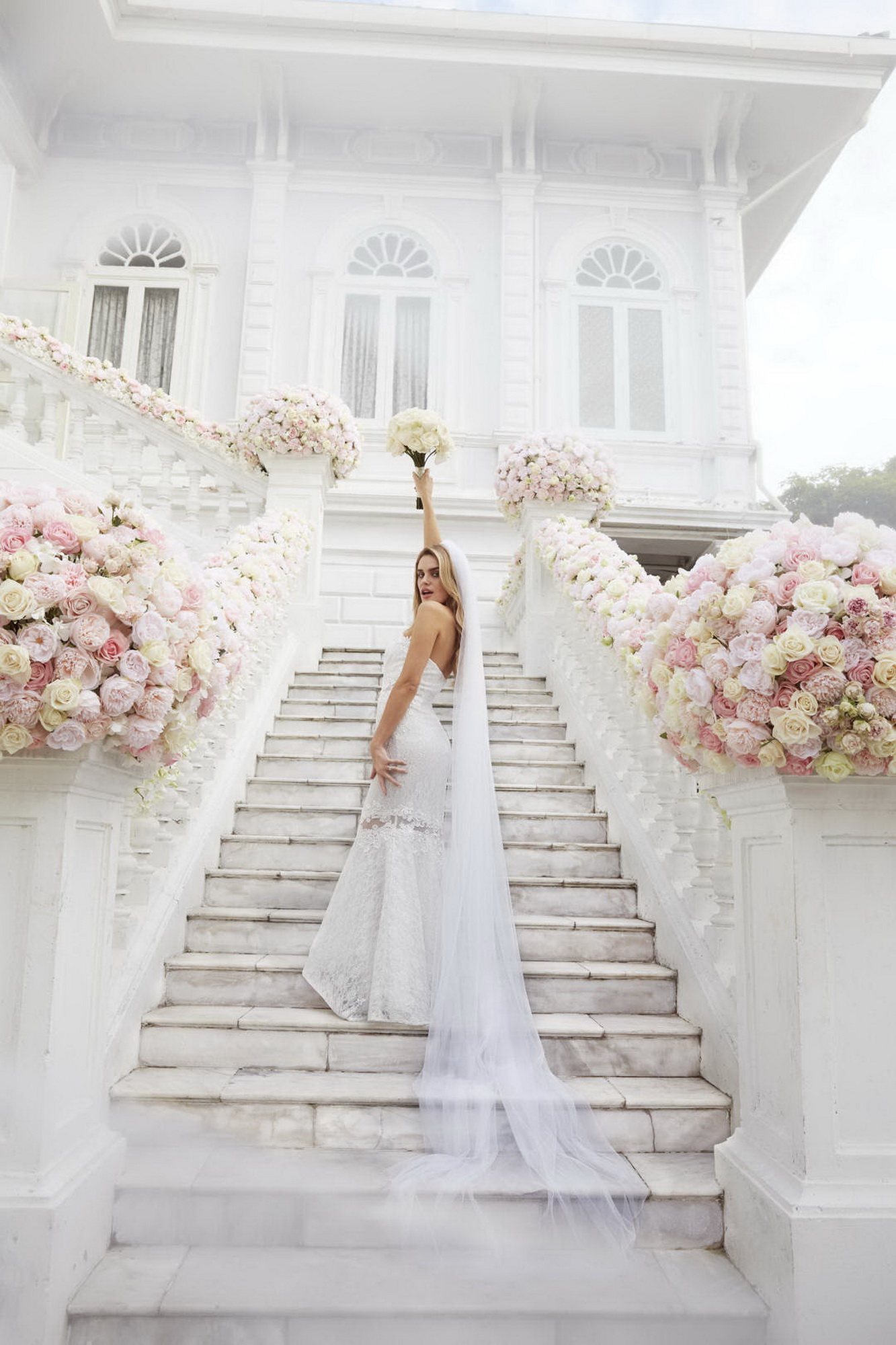 Voal Ivoire Simplu Lung 2,5 Metri - Image 3